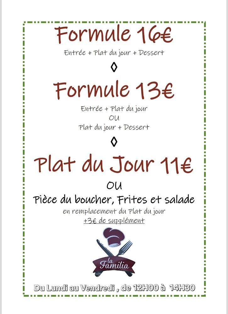 La Familia - Menu Image 1
